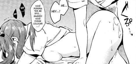Sexo em quadrinhos Asuka transando com namorado da amiga